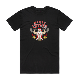 Merry Liftmas - Christmas T-Shirt - Black