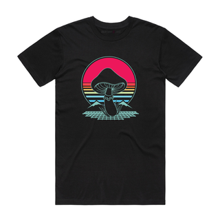 Mushroom - 420 T-Shirt - Black