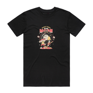 Music From The Moon - Music T-Shirt - Black