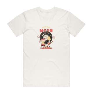 Music From The Moon - Music T-Shirt - Natural