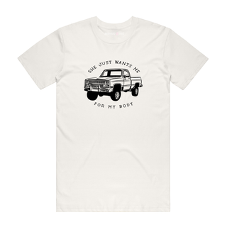 My Body - Car T-Shirt - Natural