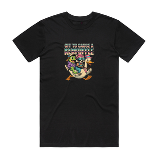 Off To Cause - Frog T-Shirt - Black