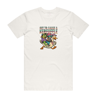 Off To Cause - Frog T-Shirt - Natural
