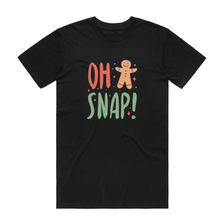 Oh Snap - Christmas T-Shirt - Black