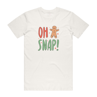 Oh Snap - Christmas T-Shirt - Natural