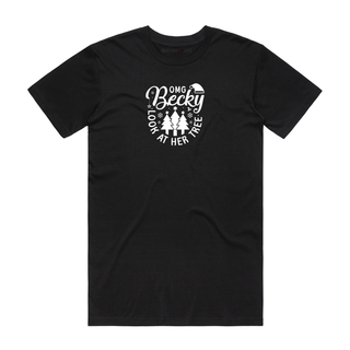 Omg Becky - Christmas T-Shirt - Black