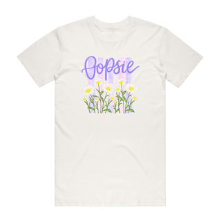Oopsy Daisy - Funny T-Shirt - Natural