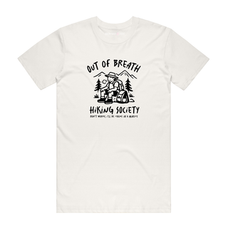 Out Of Breath - Funny T-Shirt - Natural