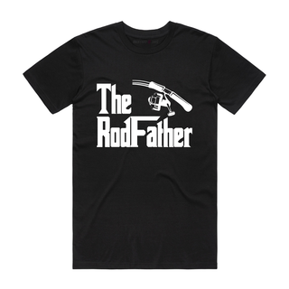 The RodFather – Dad T-Shirt - Black