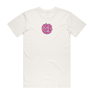 Pink Blah - Slogan T-Shirt - Natural