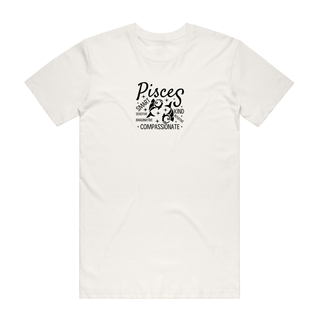 Pisces - Zodiac T-Shirt - Natural