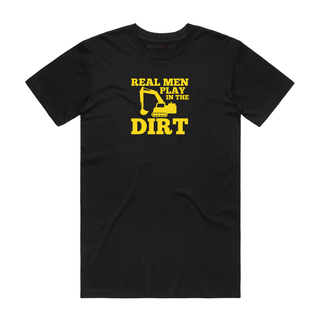 Play In The Dirt - Job T-Shirt - Black