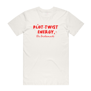 Plot Twist Energy (red) - Bridal T-Shirt - Natural