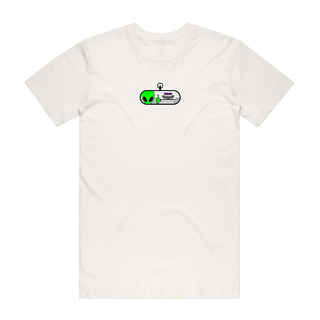 Police Alien - Graphic T-Shirt - Natural