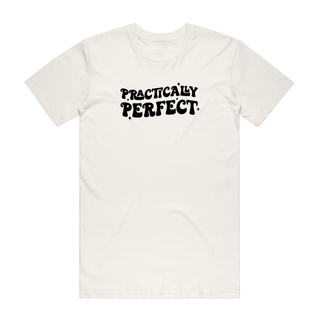 Practically Perfect - Slogan T-Shirt - Natural