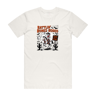 Rattlin' Bones Rodeo - Halloween T-Shirt - Natural