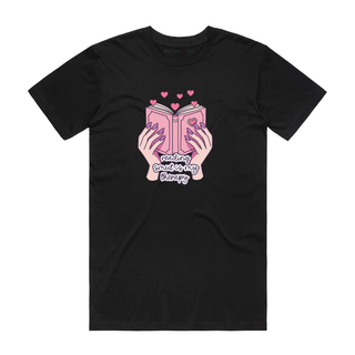 Reading Smut Is My Therapy - Book T-Shirt - Black