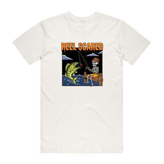 Reel Scared - Halloween T-Shirt - Natural