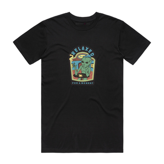 Relaxed For A Moment - Alien T-Shirt - Natural