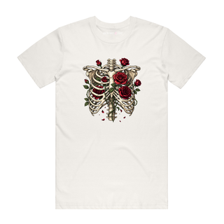 Rose Ribs - Halloween T-Shirt - Natural