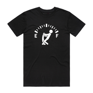 Running On Empty - Funny T-Shirt - Black