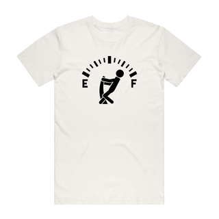 Running On Empty - Funny T-Shirt - Natural