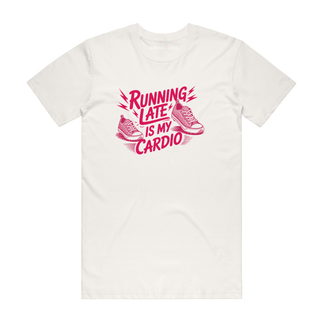 Running Is My Cardio - Gym T-Shirt - Natural