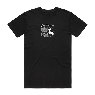 Sagittarius - Zodiac T-Shirt - Black