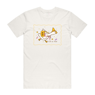 Silly Goose On The Loose- Halloween T-Shirt - Natural