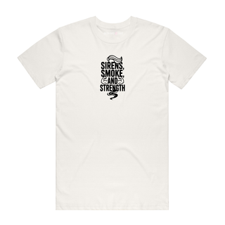 Sirens Smoke - Firefighter T-Shirt - Natural
