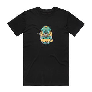 Skull Skater - Halloween T-Shirt - Black