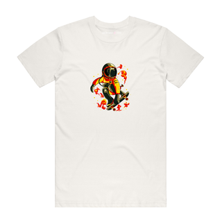Space Skater - Graphic T-Shirt - Natural