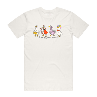 Spooky Silly Goose - Halloween T-Shirt - Natural