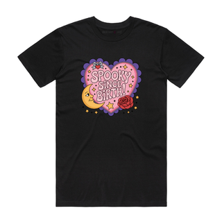 Spooky Since Birth - Halloween T-Shirt - Black