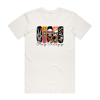 Stay Creepy - Halloween T-Shirt - Natural