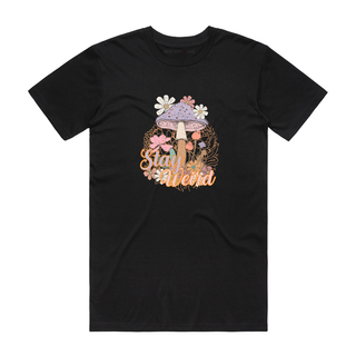 Stay Weird (Mushroom) - Graphic T-Shirt - Black