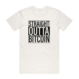 Straight Outta Bitcoin - Crypto T-Shirt - Natural
