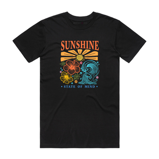 Sunshine State Of Mind - Graphic T-Shirt - Black