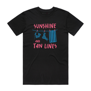 Sunshine And Tan Lines - Graphic T-Shirt - Black