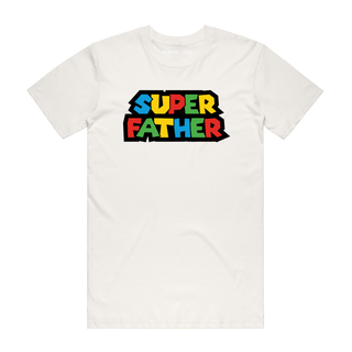 Super Father – Dad T-Shirt - Natural