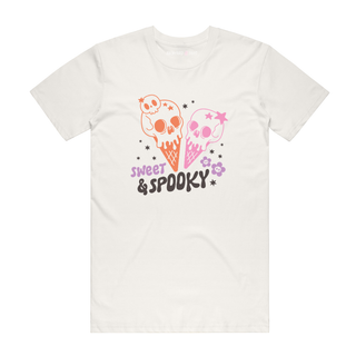 Sweet And Spooky (ice cream) - Halloween T-Shirt - Natural