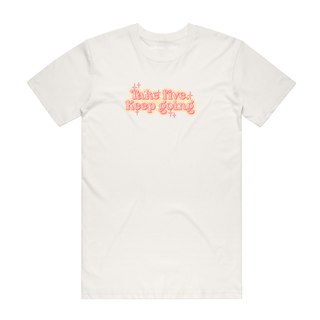Take Five - Slogan T-Shirt - Natural