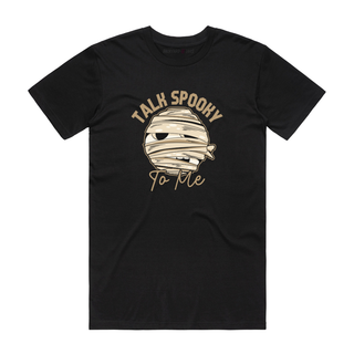 Talk Spooky To Me - Halloween T-Shirt - Black