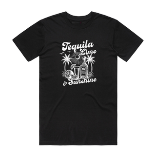 Tequila Lime And Sunshine - Graphic T-Shirt - Black