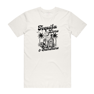 Tequila Lime And Sunshine (Black) - Graphic T-Shirt - Natural