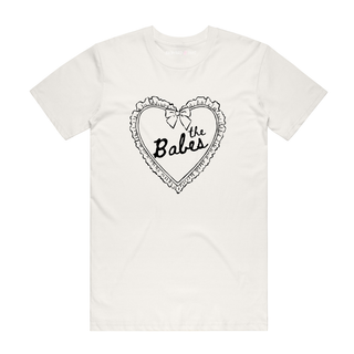 The Babes Heart (Black) - Bridal T-Shirt - Natural