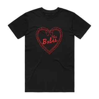 The Babes Heart (red) - Bridal T-Shirt - Black
