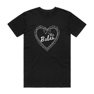 The Babes Heart (white) - Bridal T-Shirt - Black
