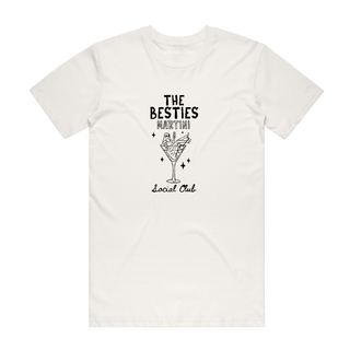 The Besties Martini (black) - Bridal T-Shirt - Natural