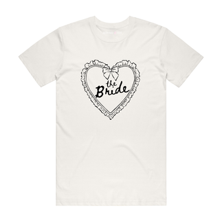 The Bride Heart (black) - Bridal T-Shirt - Natural